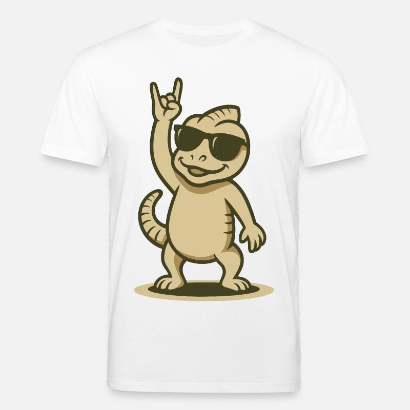Rock on, Chamäleon! - Stanley/Stella Unisex Bio-T-Shirt CREATOR  - Weiß