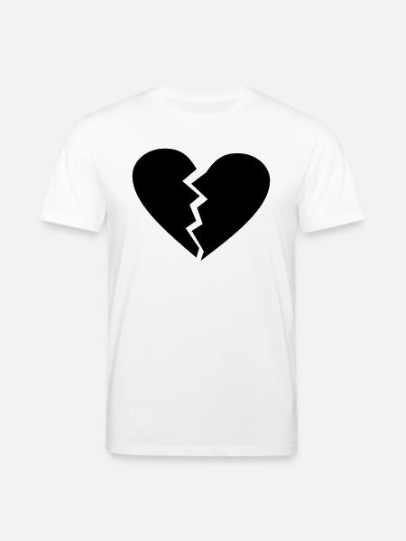 love broken heart - Stanley/Stella Unisex Bio-T-Shirt CREATOR  - Weiß