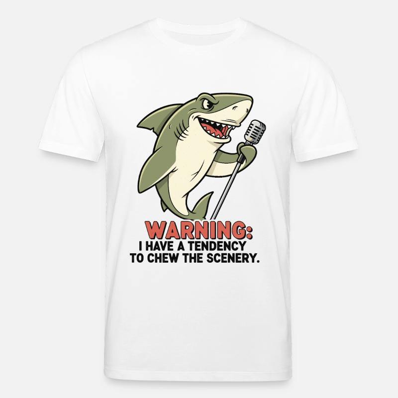 Requin de scène - T-shirt bio CREATOR Stanley/Stella Unisexe - blanc