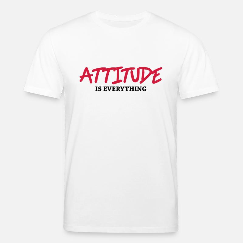 Attitude is everything - Stanley/Stella Unisex Bio-T-Shirt CREATOR  - Weiß