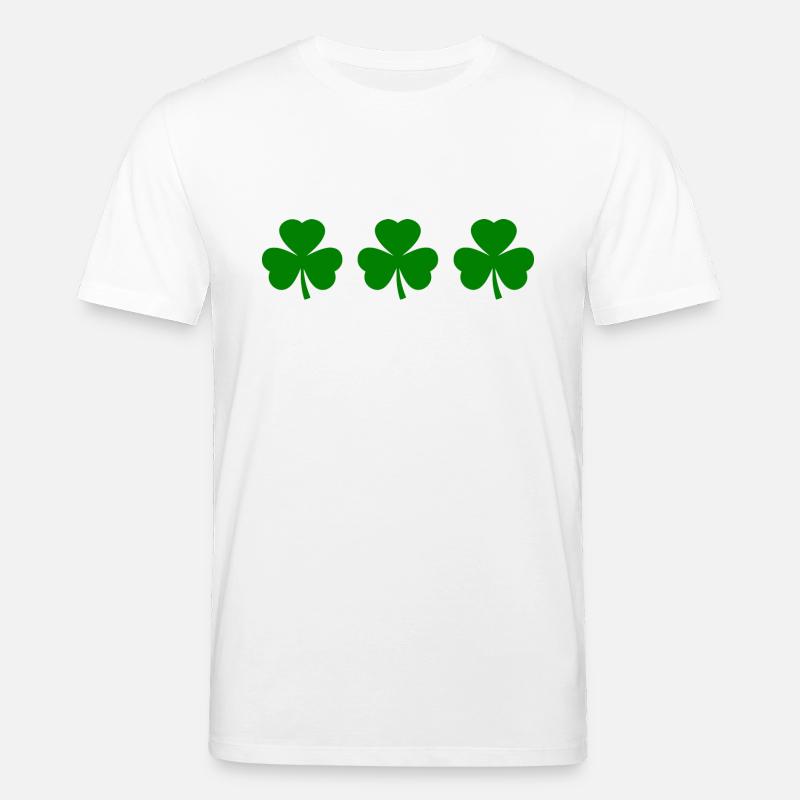 Trèfle d’Irlande Trèfles - T-shirt bio CREATOR Stanley/Stella Unisexe - blanc