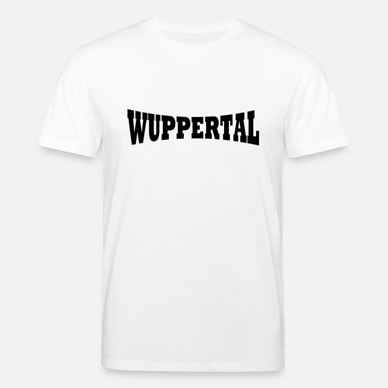 Wuppertal lettrage - T-shirt bio CREATOR Stanley/Stella Unisexe - blanc