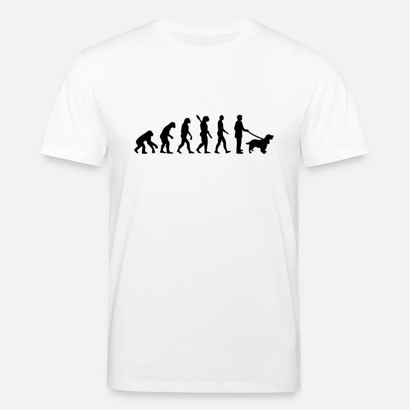 Cocker Spaniel - T-shirt bio CREATOR Stanley/Stella Unisexe - blanc