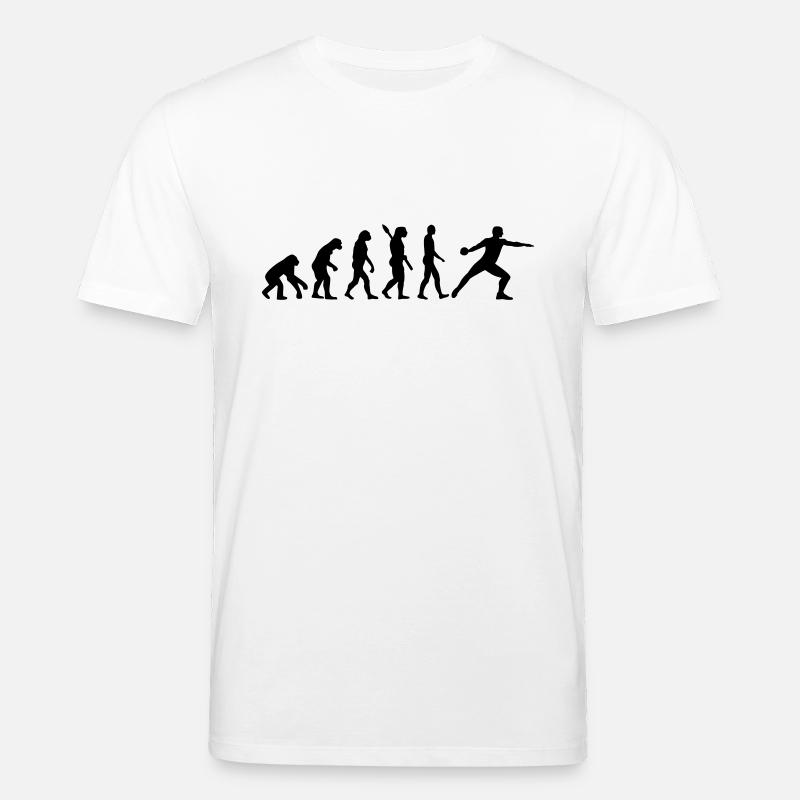 Diskuswurf - Stanley/Stella Unisex Bio-T-Shirt CREATOR  - Weiß