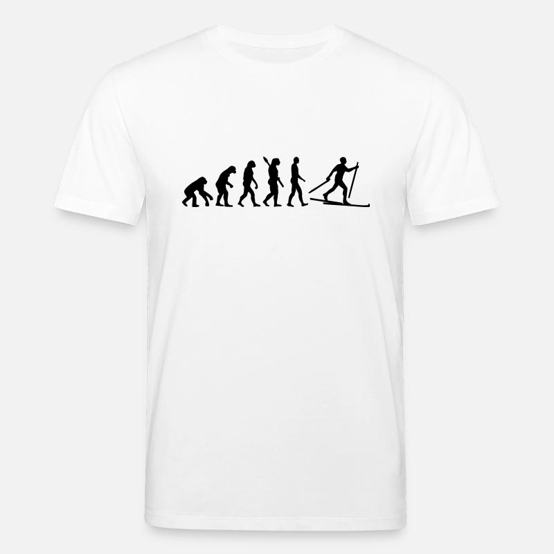 Evolution Ski Langlauf - Stanley/Stella Unisex Bio-T-Shirt CREATOR  - Weiß