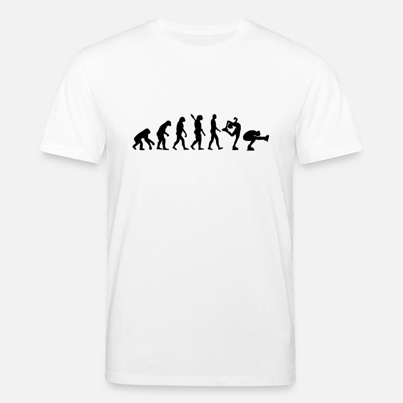 Evolution Eiskunstlauf - Stanley/Stella Unisex Bio-T-Shirt CREATOR  - Weiß