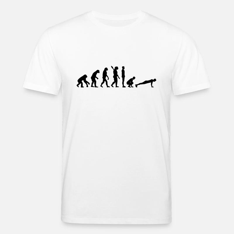 Evolution Burpees - Stanley/Stella CREATOR Unisex Organic T-Shirt - white