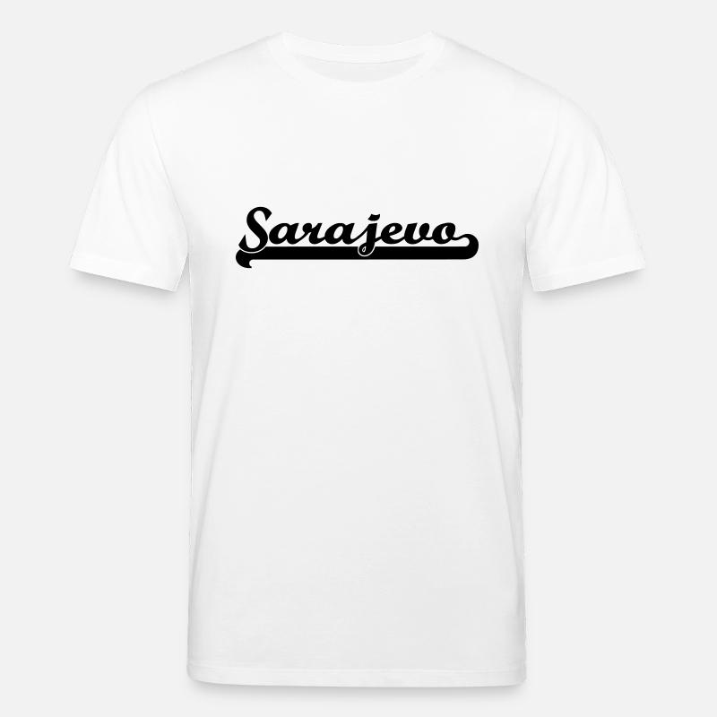 sarajevo schrift - Stanley/Stella Unisex Bio-T-Shirt CREATOR  - Weiß