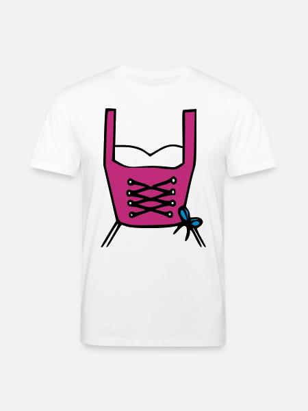 Dirndl - Stanley/Stella Unisex Bio-T-Shirt CREATOR  - Weiß