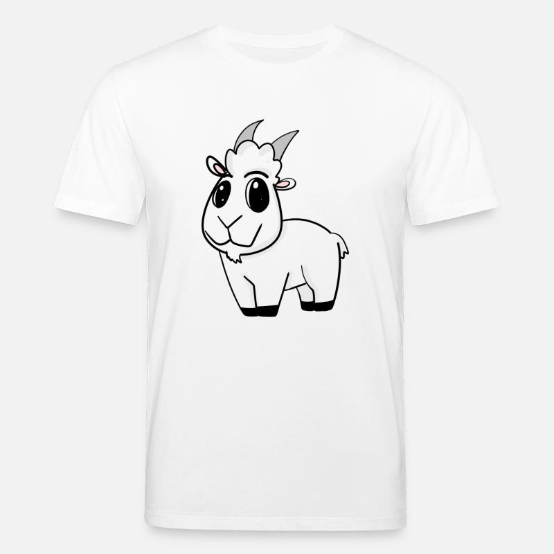 Ziege Ziegenbock Bock - Stanley/Stella Unisex Bio-T-Shirt CREATOR  - Weiß