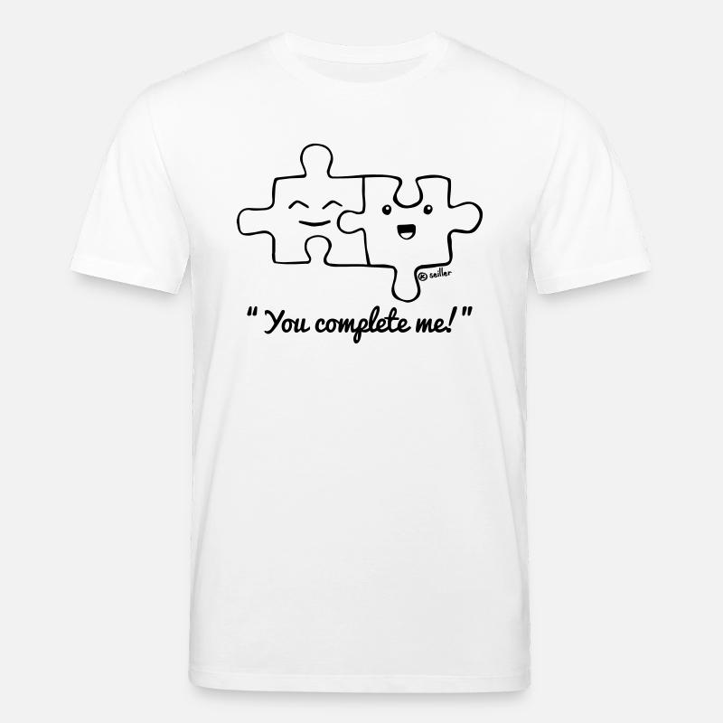 You Complete Me - Stanley/Stella Unisex Bio-T-Shirt CREATOR  - Weiß