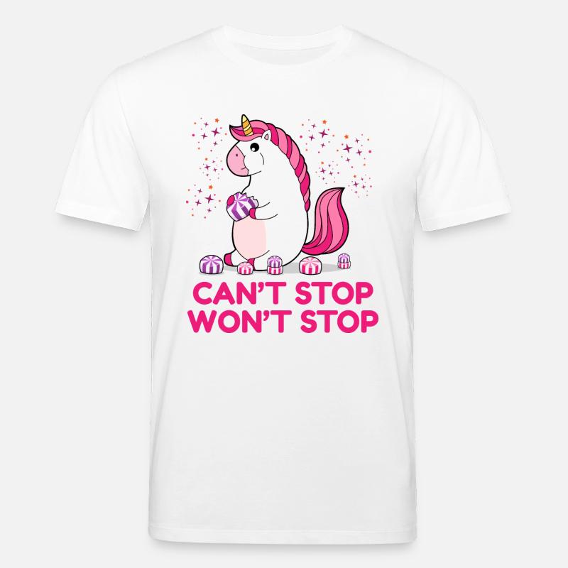 Impossible d'arrêter ne s'arrêtera pas - T-shirt bio CREATOR Stanley/Stella Unisexe - blanc