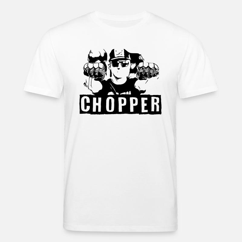 chopper - Stanley/Stella CREATOR Unisex Organic T-Shirt - white