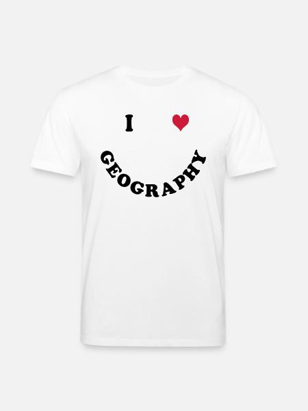 geography - Stanley/Stella CREATOR Unisex Organic T-Shirt - white