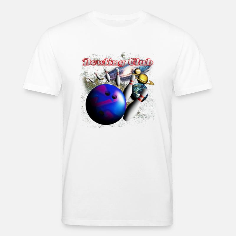 bowling_space_a - Stanley/Stella Unisex Bio-T-Shirt CREATOR  - Weiß