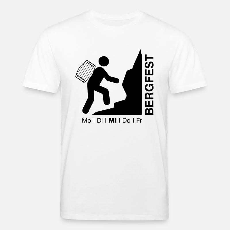bergfest - Stanley/Stella Unisex Bio-T-Shirt CREATOR  - Weiß