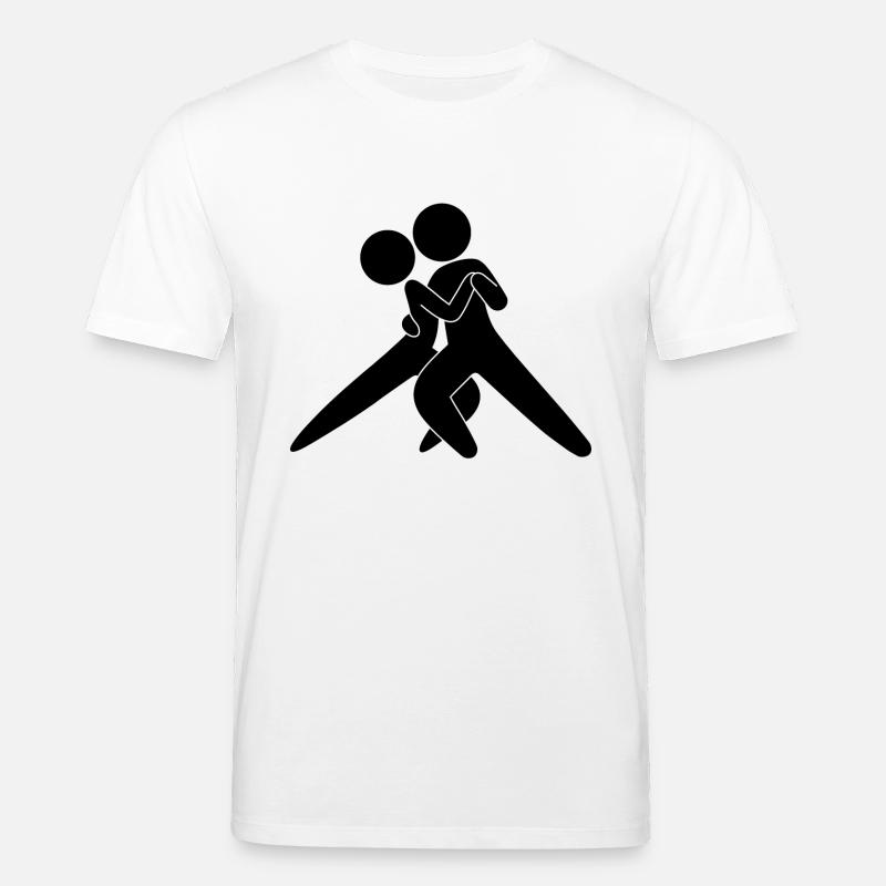 Danseur de Tango - T-shirt bio CREATOR Stanley/Stella Unisexe - blanc