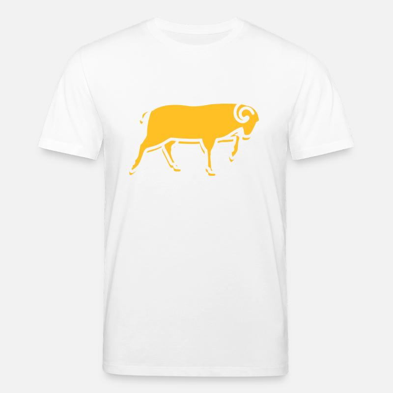 A Running Ram - T-shirt bio CREATOR Stanley/Stella Unisexe - blanc