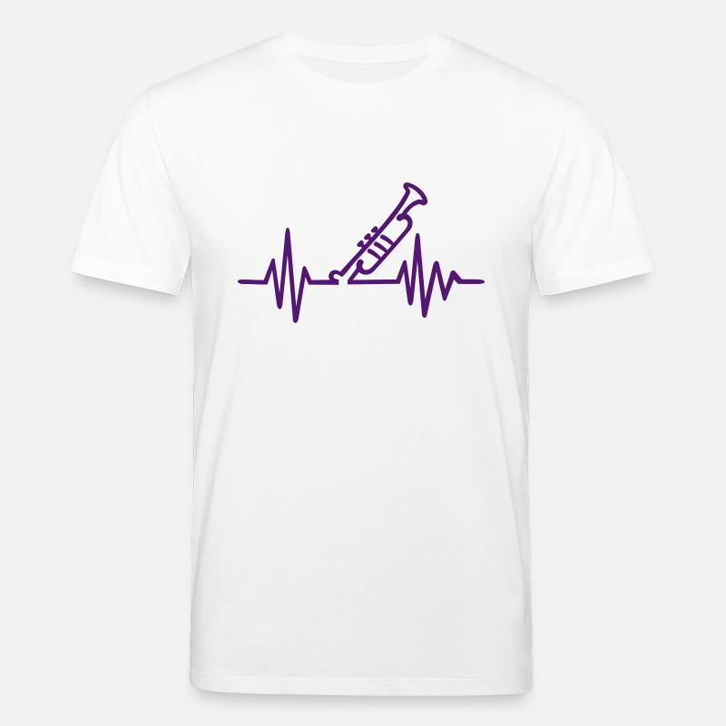 Trompete - Stanley/Stella Unisex Bio-T-Shirt CREATOR  - Weiß