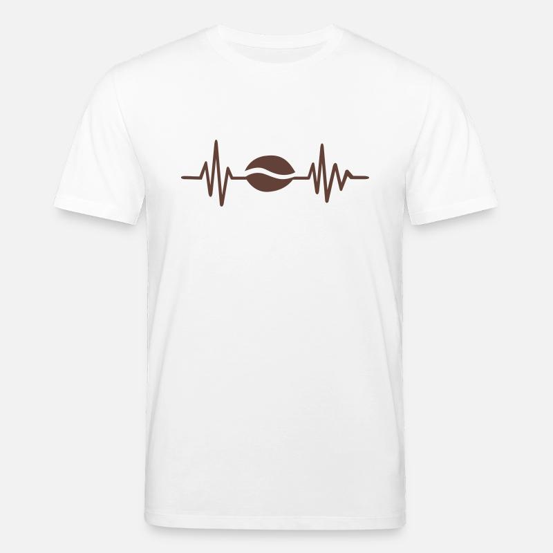 Kaffee - Stanley/Stella Unisex Bio-T-Shirt CREATOR  - Weiß