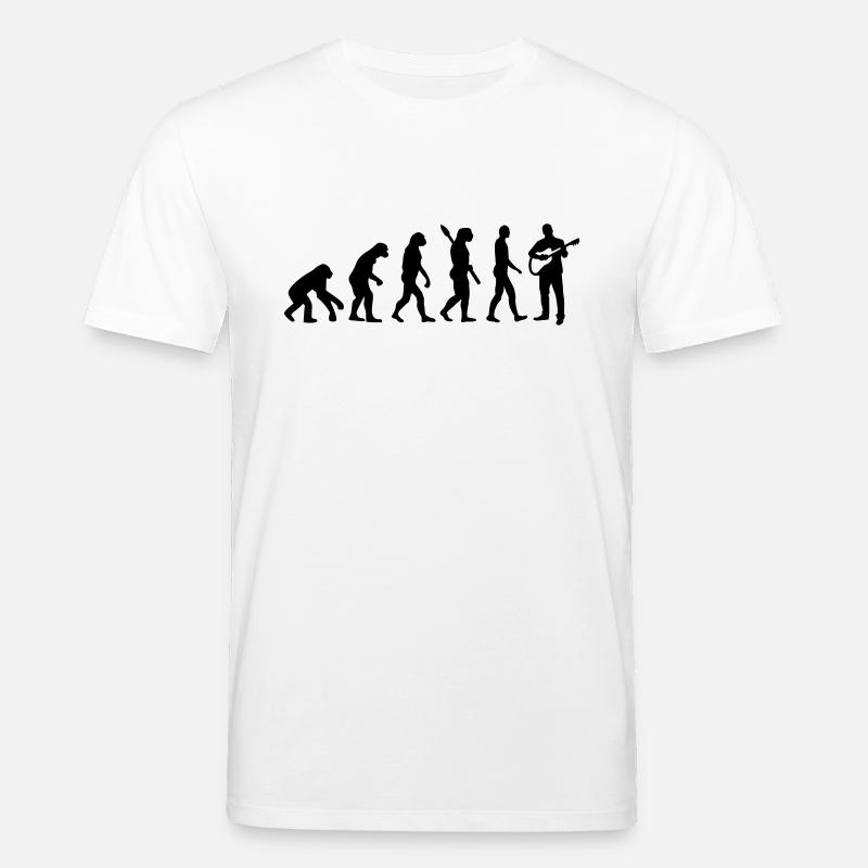 Evolution Guitar - Stanley/Stella CREATOR Unisex Organic T-Shirt - white
