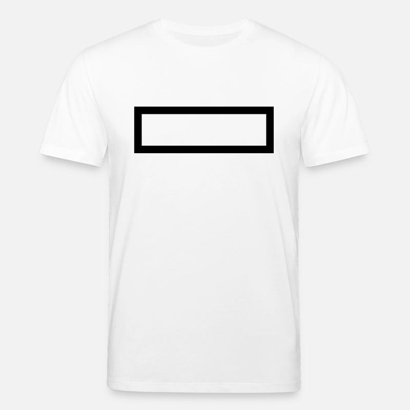 Rectangle - Stanley/Stella CREATOR Unisex Organic T-Shirt - white
