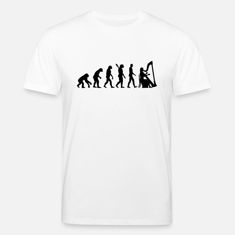 Evolution Harp - Stanley/Stella CREATOR Unisex Organic T-Shirt - white