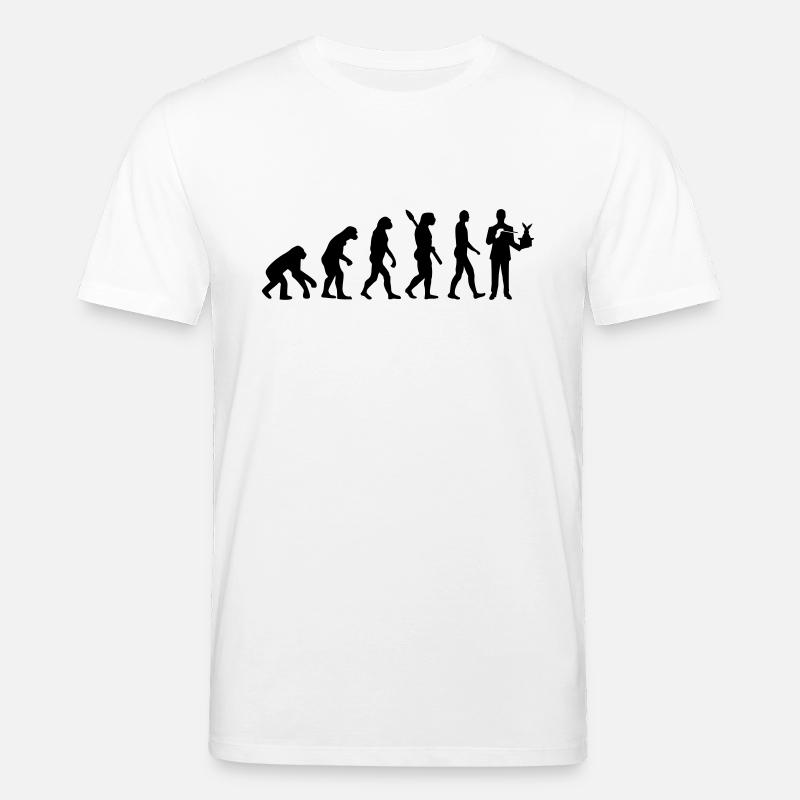 Évolution Magicien - T-shirt bio CREATOR Stanley/Stella Unisexe - blanc