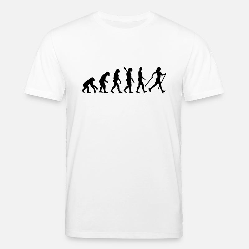 Évolution Nordic Walking - T-shirt bio CREATOR Stanley/Stella Unisexe - blanc