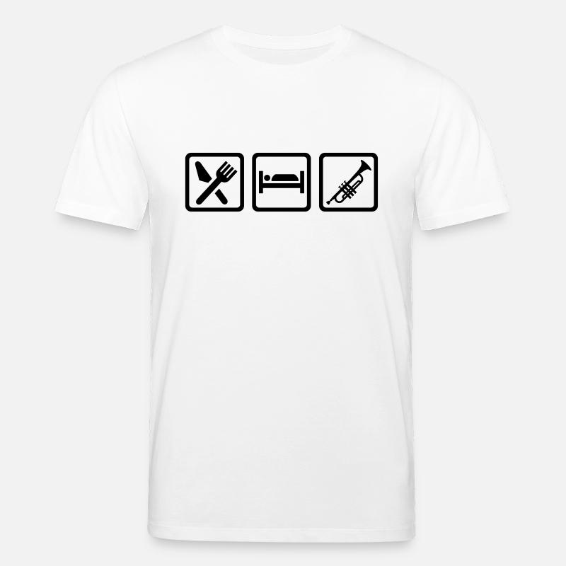 Trompete - Stanley/Stella Unisex Bio-T-Shirt CREATOR  - Weiß