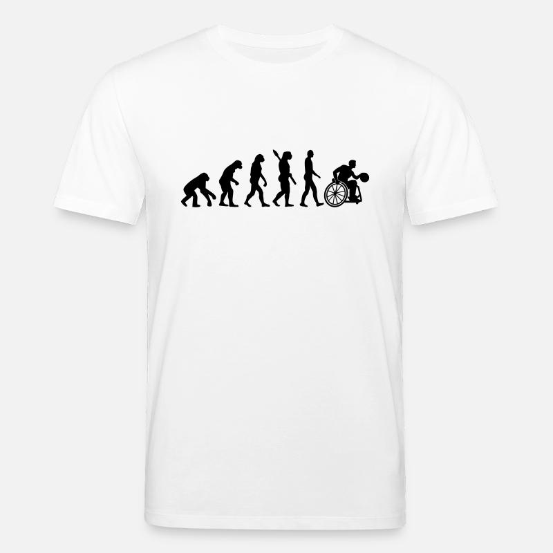 Rollstuhlbasketball - Stanley/Stella Unisex Bio-T-Shirt CREATOR  - Weiß