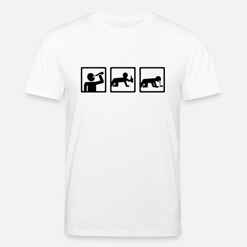 Alkohol - Stanley/Stella Unisex Bio-T-Shirt CREATOR  - Weiß