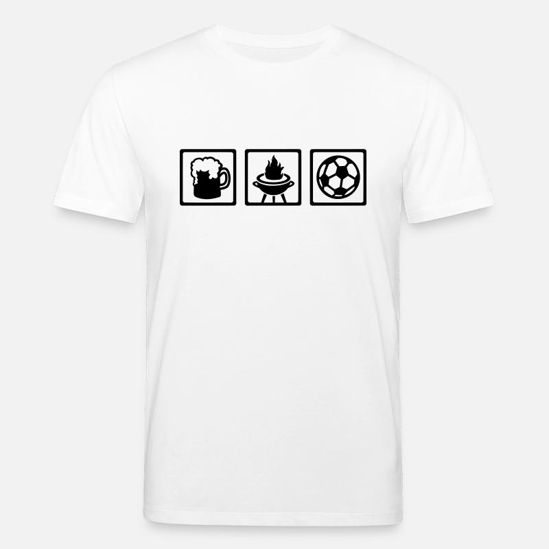 Grillen - Stanley/Stella Unisex Bio-T-Shirt CREATOR  - Weiß