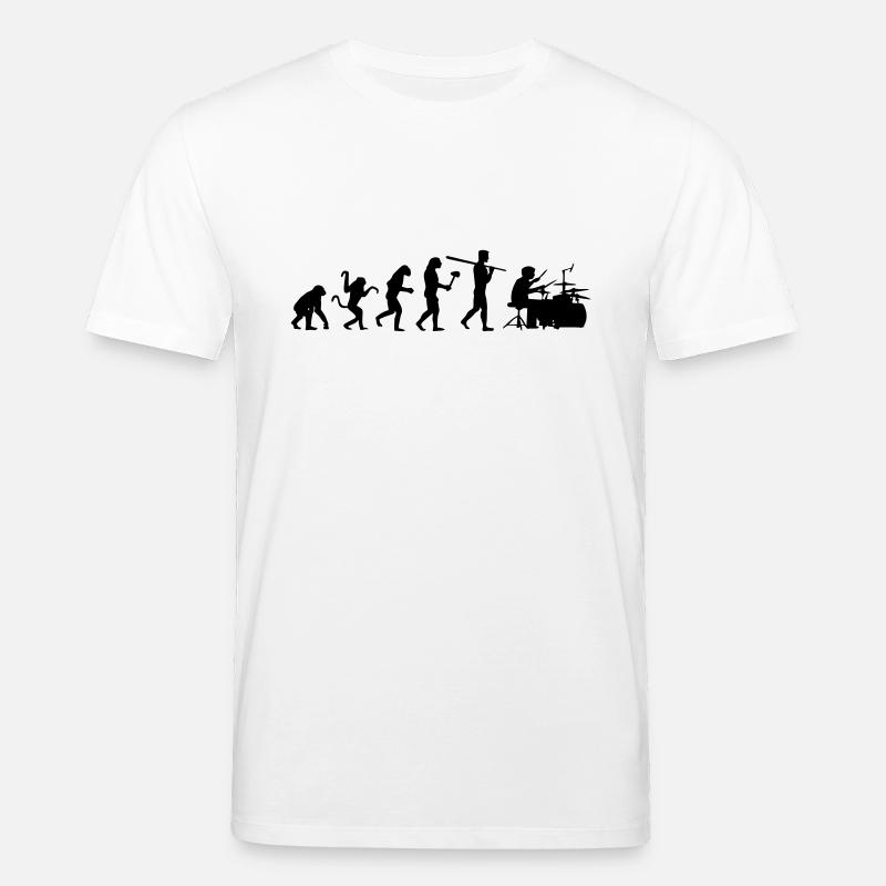 MUSIK EVOLUTION! - Stanley/Stella Unisex Bio-T-Shirt CREATOR  - Weiß