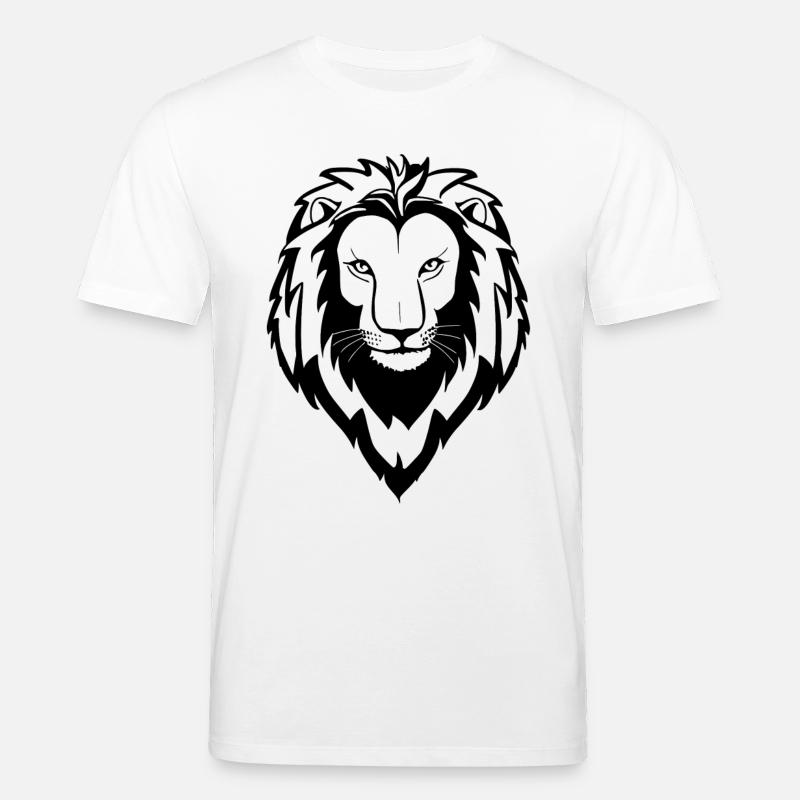 Löwe - Stanley/Stella Unisex Bio-T-Shirt CREATOR  - Weiß