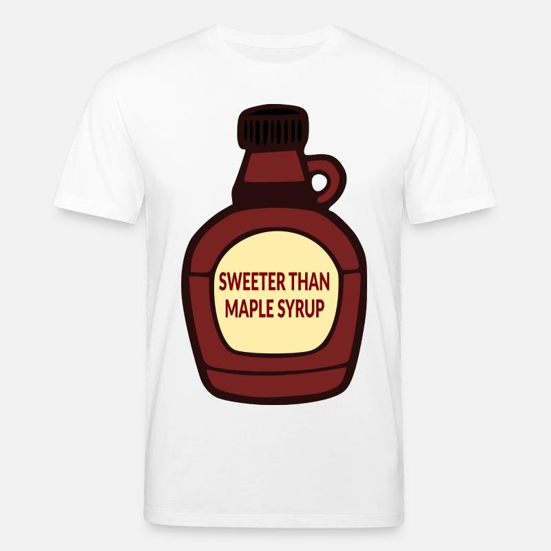 Complément sucré au sirop d’érable - T-shirt bio CREATOR Stanley/Stella Unisexe - blanc