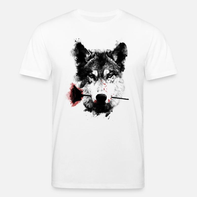 Wolf Lover - Stanley/Stella Unisex Bio-T-Shirt CREATOR  - Weiß