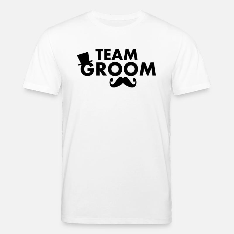 Team groom - Stanley/Stella Unisex Bio-T-Shirt CREATOR - Weiß