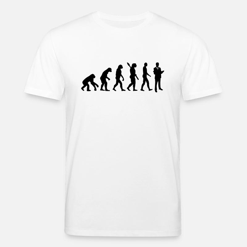 Évolution Avocat - T-shirt bio CREATOR Stanley/Stella Unisexe - blanc