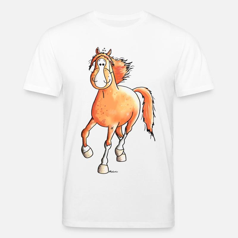 Süßes Pferd - Stanley/Stella Unisex Bio-T-Shirt CREATOR  - Weiß