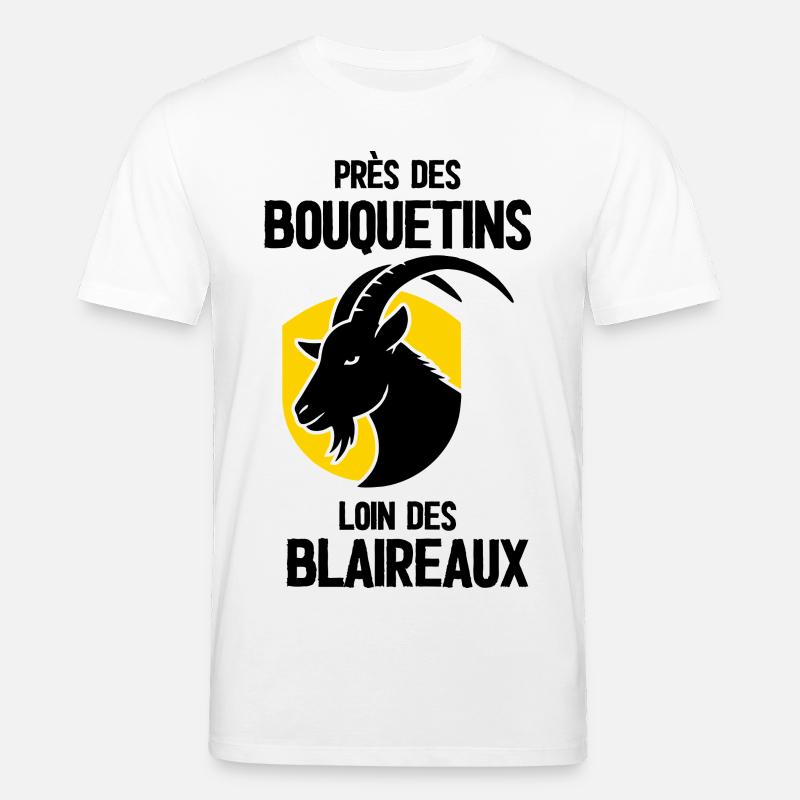 Dragon doré en silhouette - T-shirt bio CREATOR Stanley/Stella Unisexe - blanc