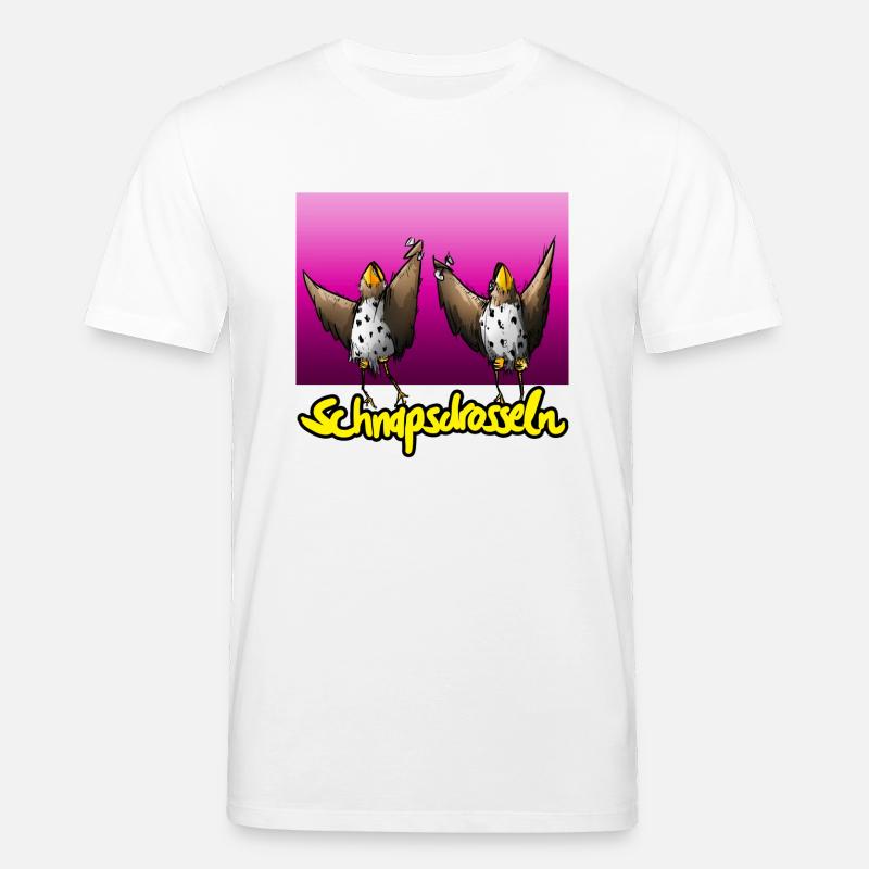 Schnapsdrosseln - Stanley/Stella Unisex Bio-T-Shirt CREATOR  - Weiß