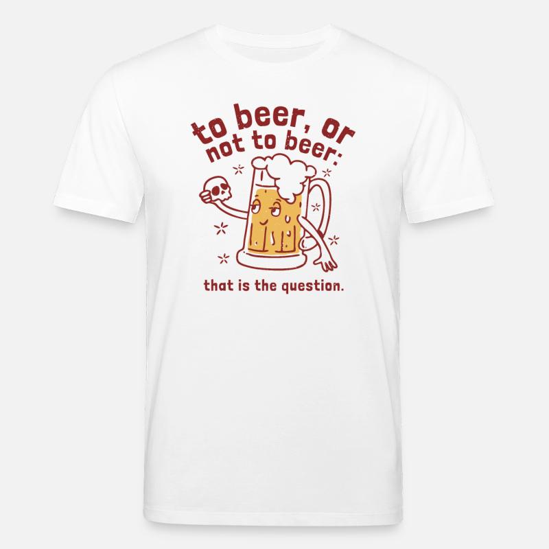 Bier oder nicht Bier - Stanley/Stella Unisex Bio-T-Shirt CREATOR  - Weiß