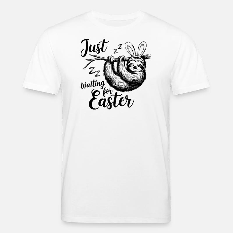 Just Waiting For Easter - Stanley/Stella Unisex Bio-T-Shirt CREATOR  - Weiß