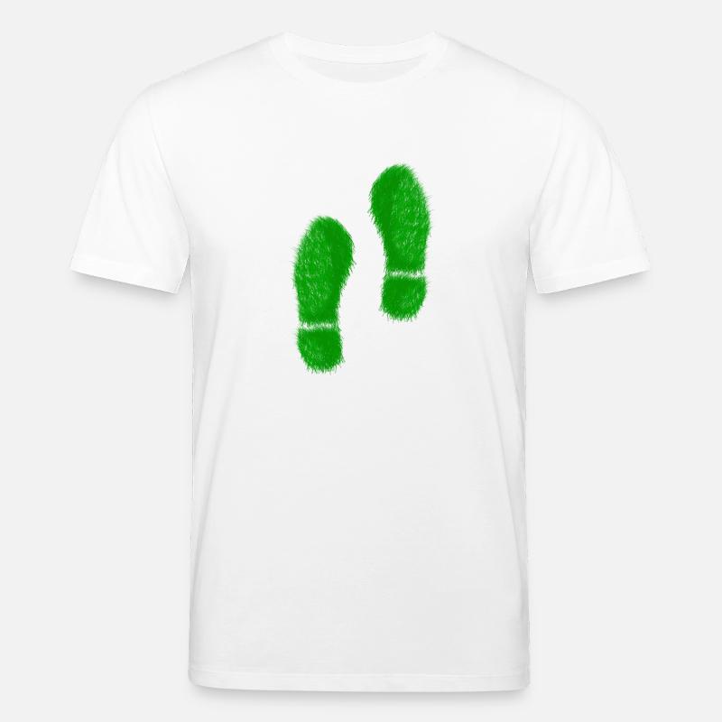 Green Grass Steps - Stanley/Stella Unisex Bio-T-Shirt CREATOR  - Weiß