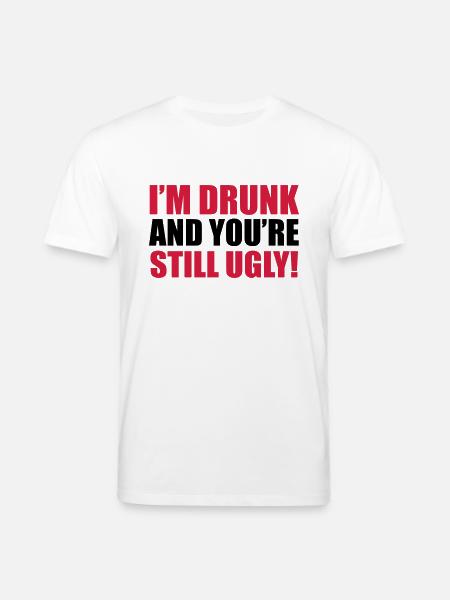 Drunk - Stanley/Stella CREATOR Unisex Organic T-Shirt - white