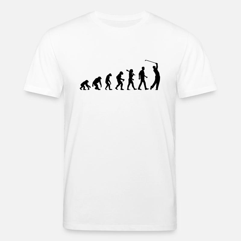 Evolution Of Golf - Stanley/Stella Unisex Bio-T-Shirt CREATOR  - Weiß