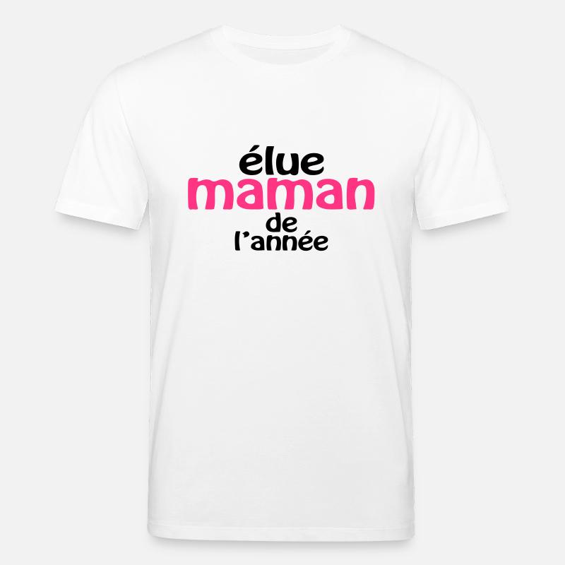 Maman de l'année (2c) - Stanley/Stella Unisex Bio-T-Shirt CREATOR  - Weiß