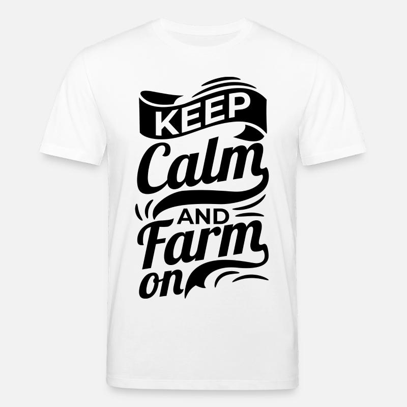 Bauer Spruch - Stanley/Stella Unisex Bio-T-Shirt CREATOR  - Weiß