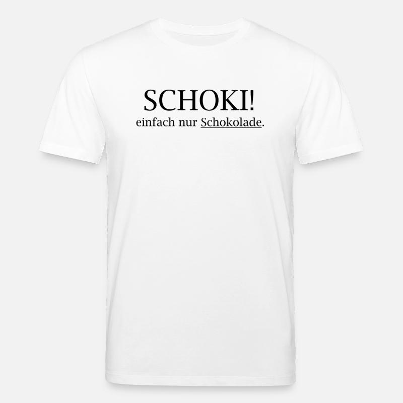 SCHOKI! Einfach Nur Schokolade - Stanley/Stella Unisex Bio-T-Shirt CREATOR  - Weiß